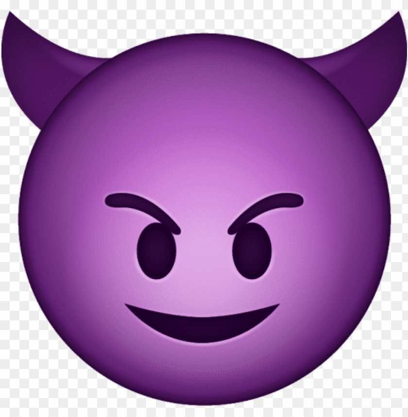 devil emoji icon clipart png photo - 35610