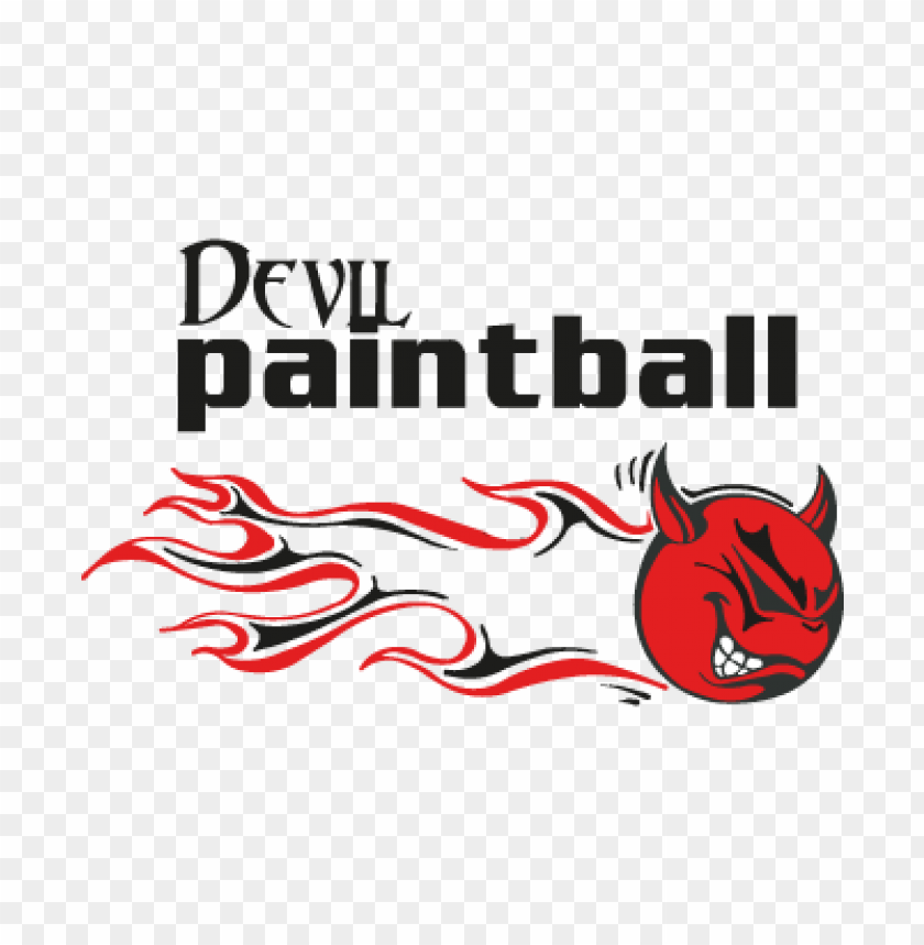  devil paintball vector logo - 460824