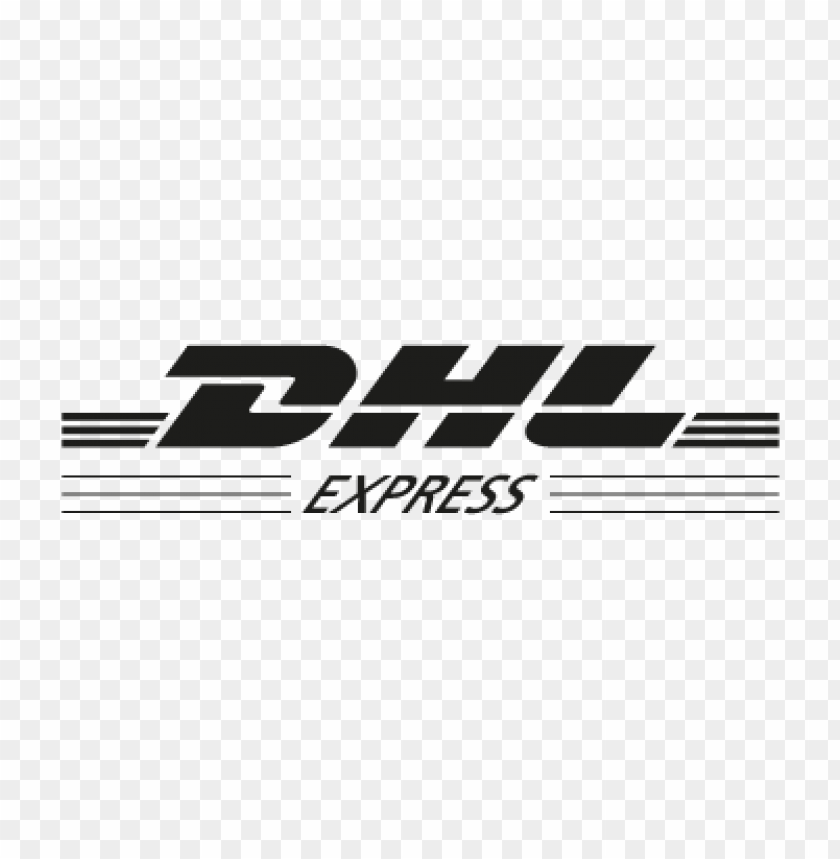  dhl express black vector logo - 460799