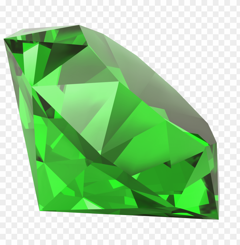 diamond, emerald