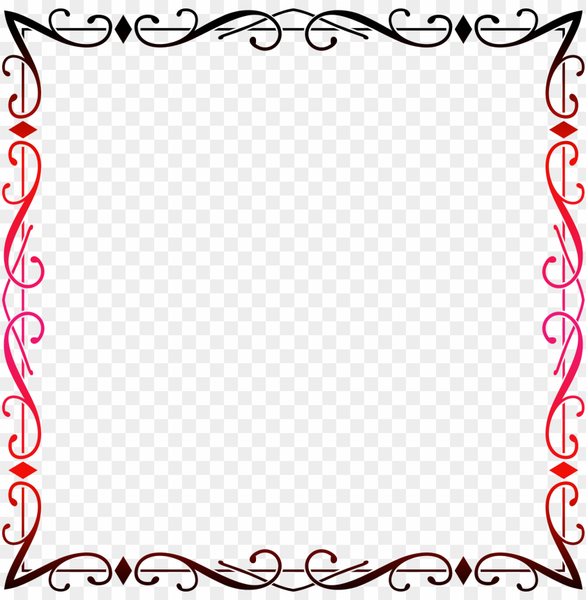 diamond swirl frame - frame picsart PNG image with transparent background |  TOPpng