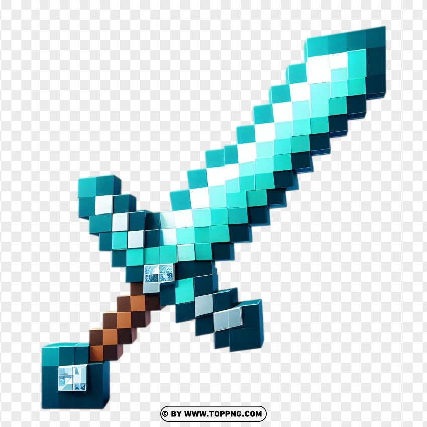 Diamond Sword Minecraft png