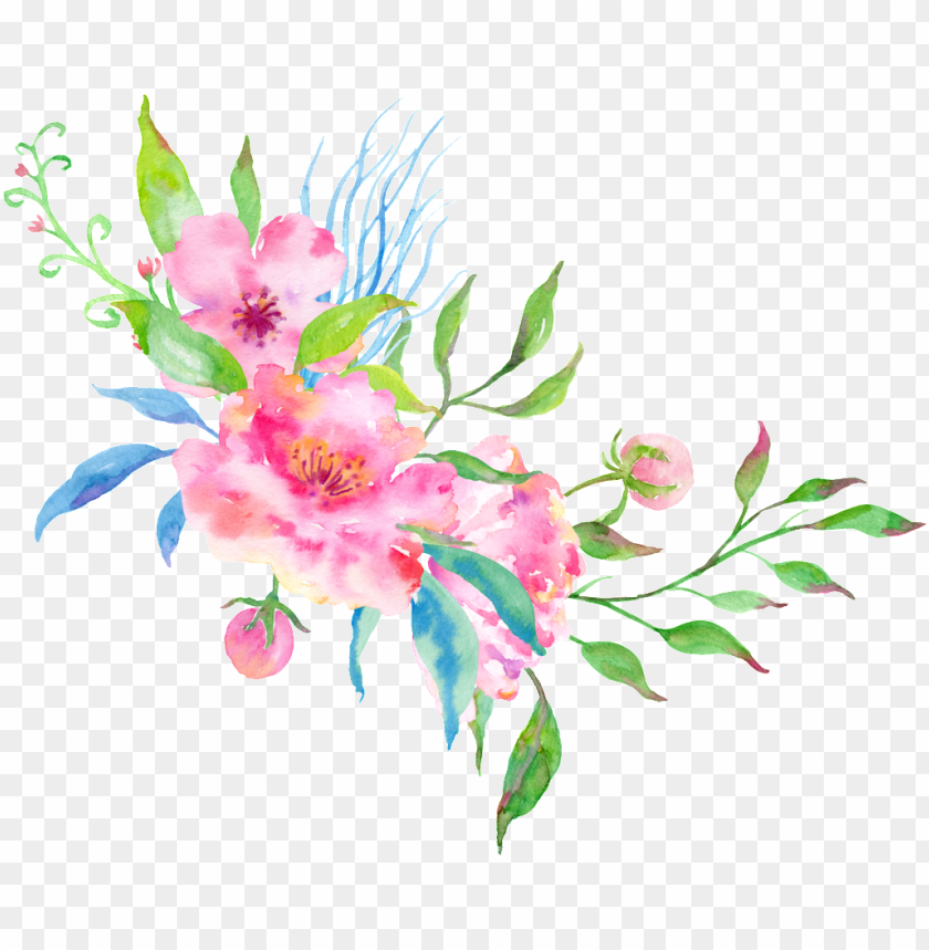 Dibujos De Flores De Colores Png Transparente Bordes De Flores