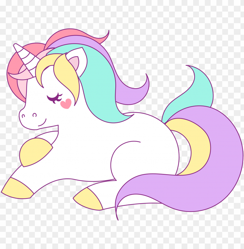 Report Abuse - Dibujos Kawaii De Unicornios - Free Transparent PNG Clipart  Images Download