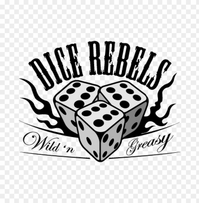  dice rebels logo vector free - 466330