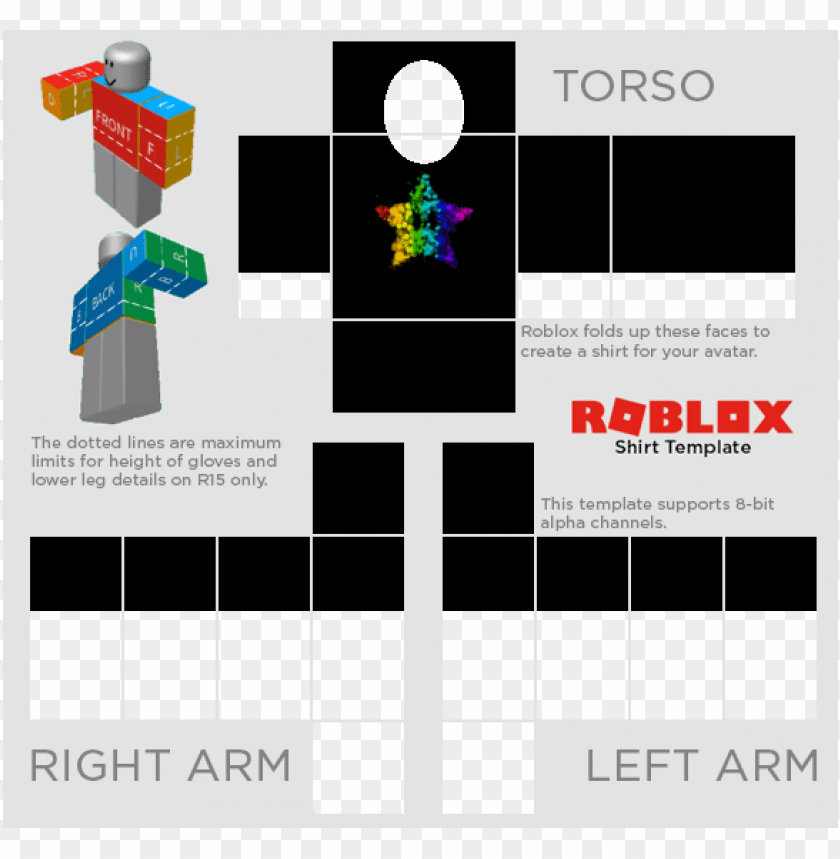 Roblox Tshirt Png - Roblox  Shirt Template PNG Transparent With  Clear Background ID 167571