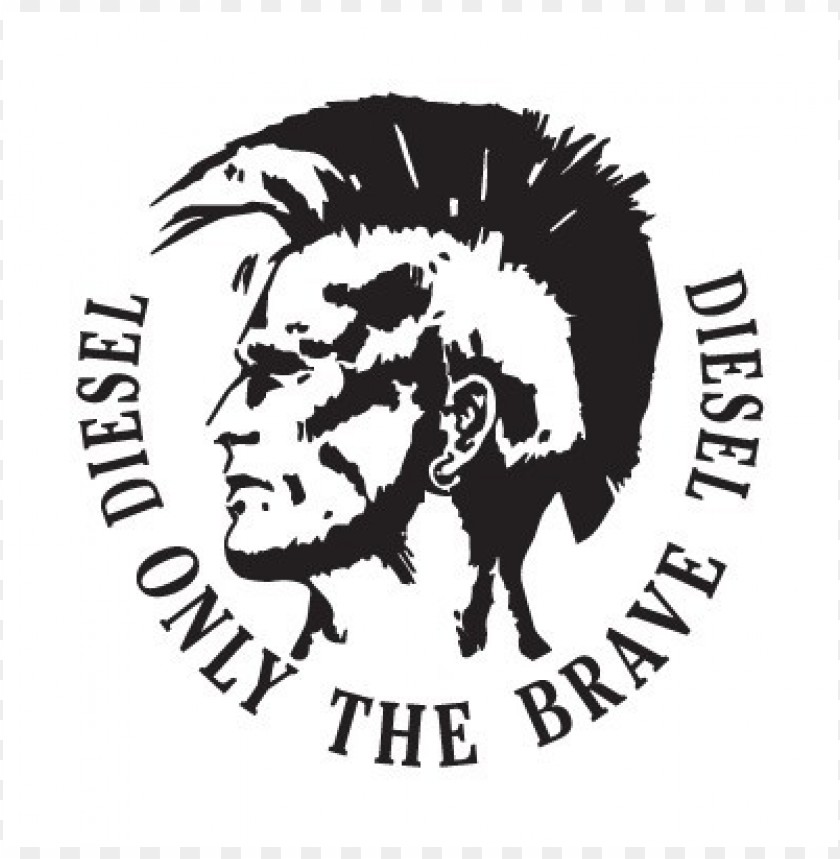  diesel only the brave logo vector free download - 468977