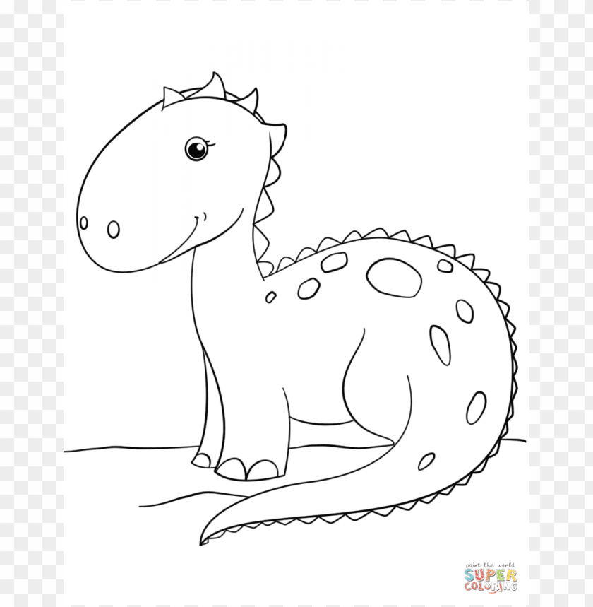 dinosaur color coloring pages png image with transparent
