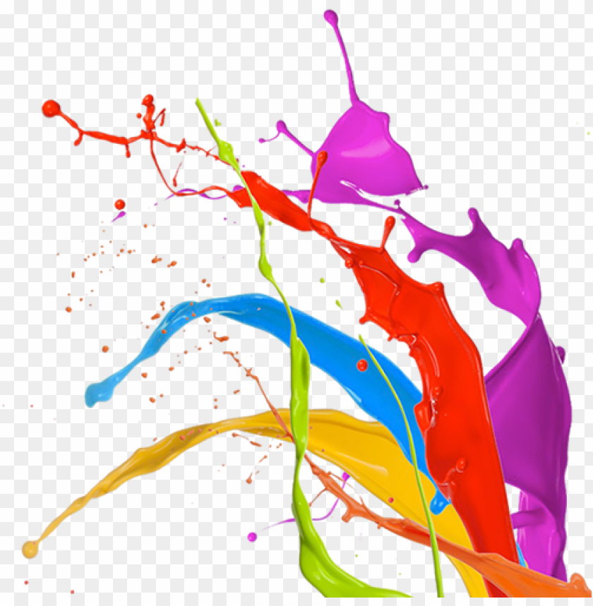 Diploma In Media And Graphic Design - Paint Splash Png Transparent PNG ...