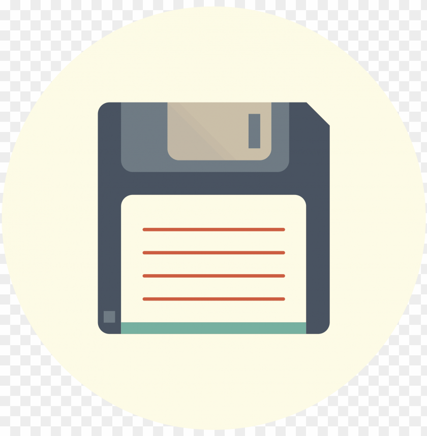 disk save icon flat design save icon png - Free PNG Images ID 128631