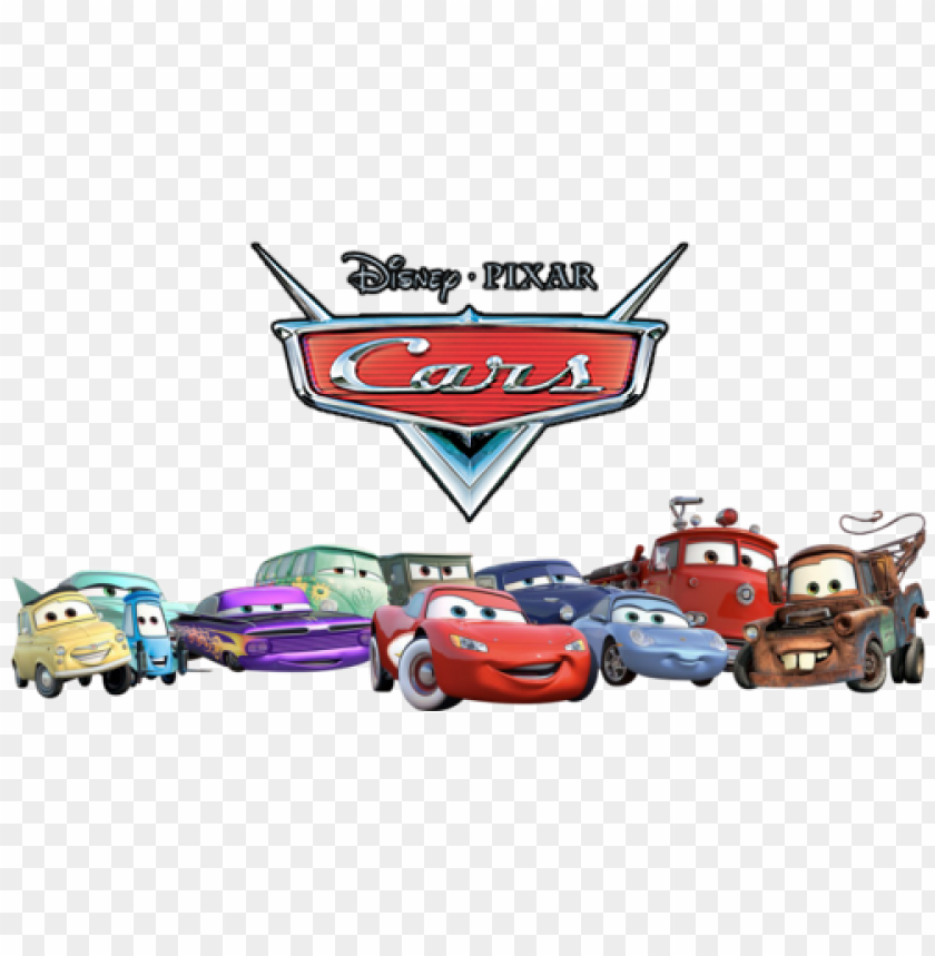 Disney Cars Logo For Kids - Cars The Movie PNG Transparent Background