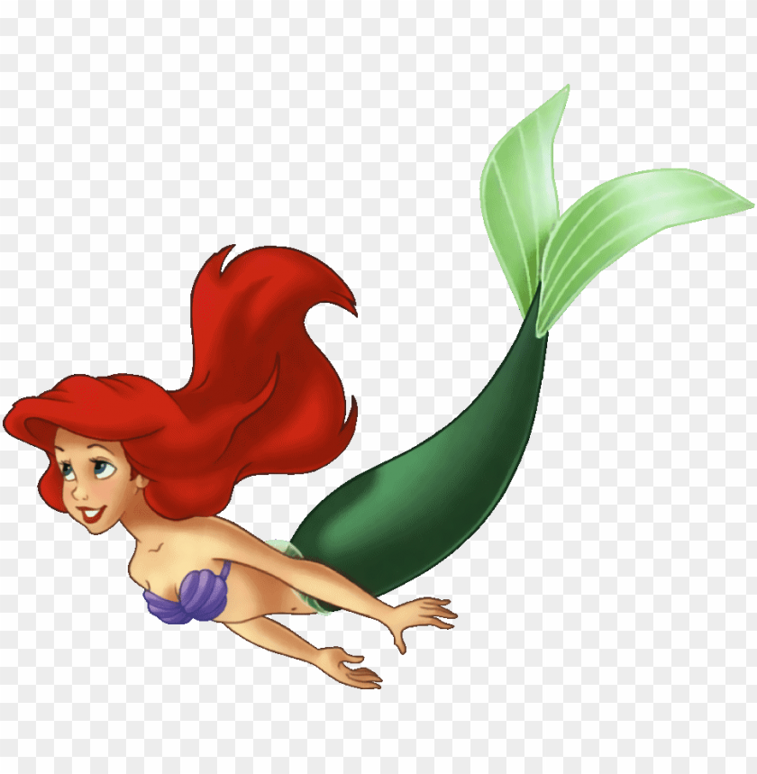 disney little mermaid at ariel the little mermaid swimmi PNG transparent with Clear Background ID 175057