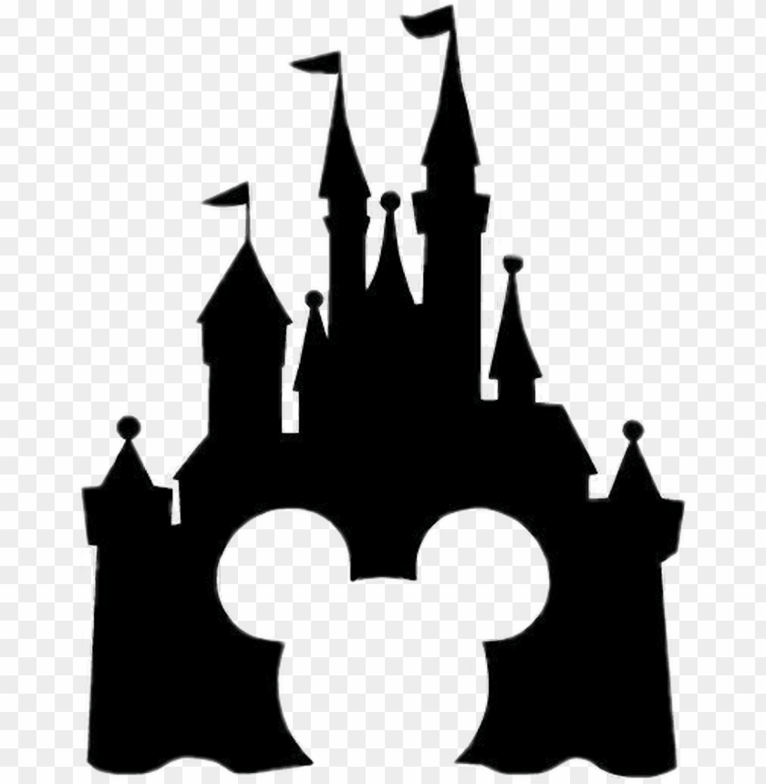 Disney Mickeymouse Disneyworld Disnyland Disney Silhouette Png