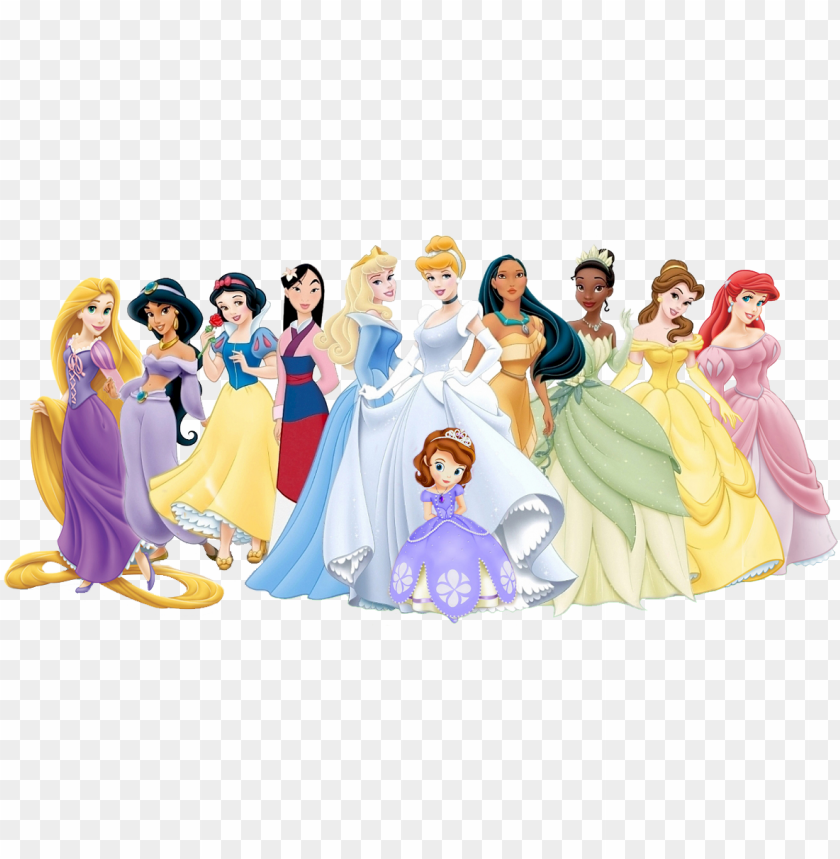 Disney Princesses Clipart Png Disney Princess Sophia Disney Princess Years PNG Image With Transparent Background