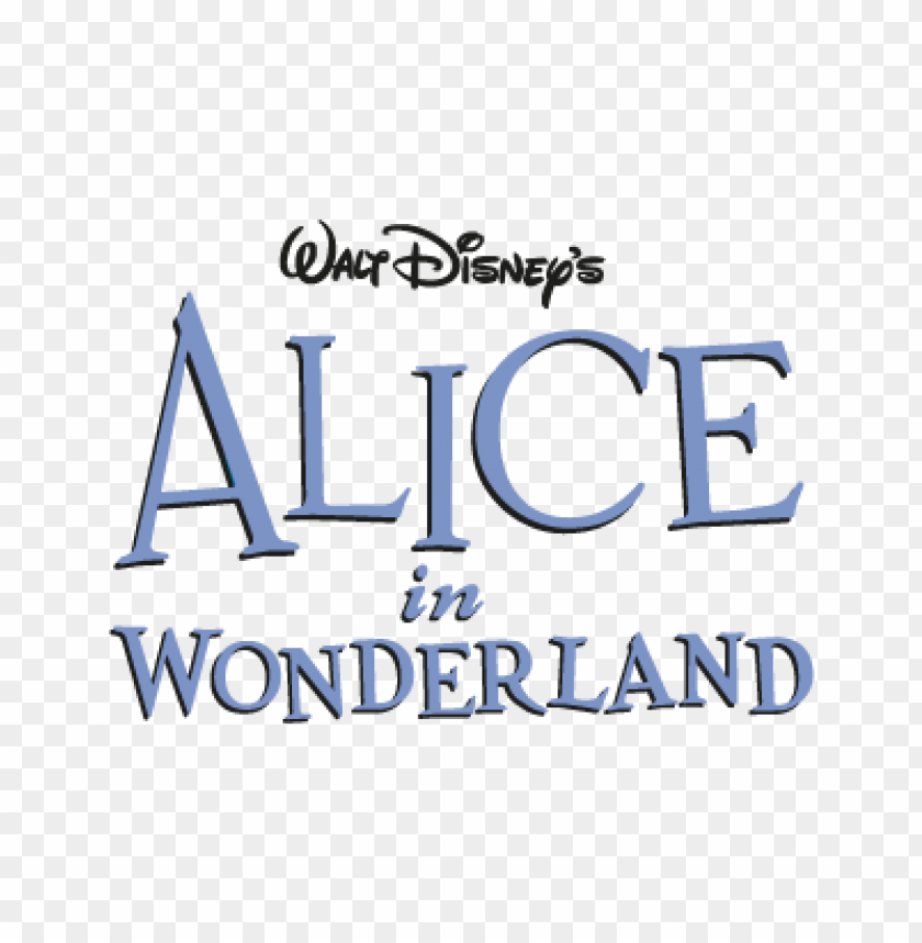  disneys alice in wonderland vector logo - 460834