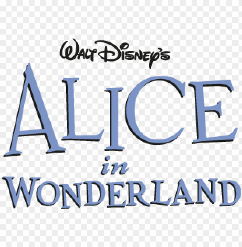 disney's alice in wonderland vector logo - alice in wonderland logo PNG image with transparent background@toppng.com