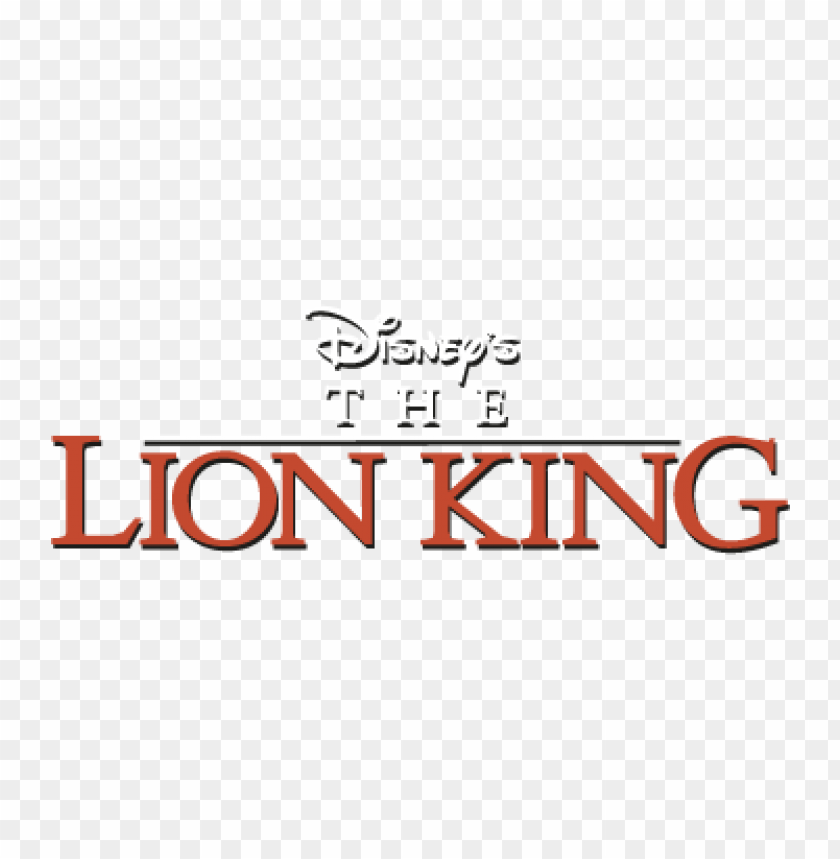  disneys the lion king vector logo - 460722