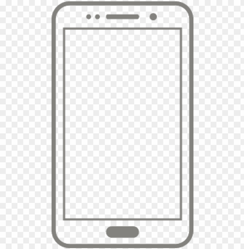 Display - Cell Phone Logo Png White PNG Transparent With Clear Background ID 198543