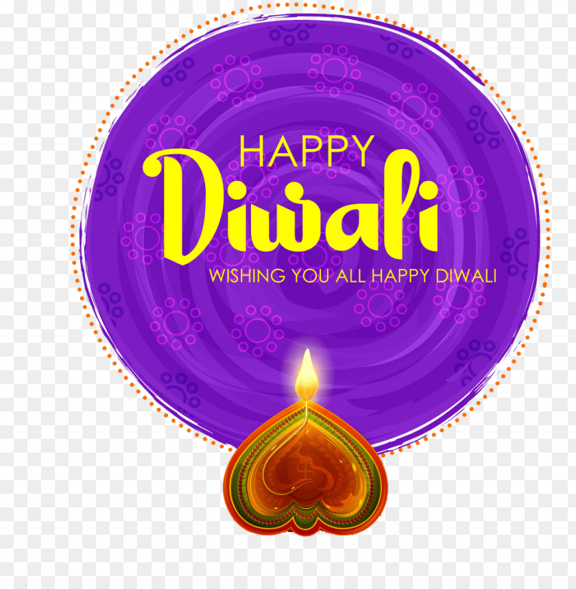 Happy diwali festival background text design png image