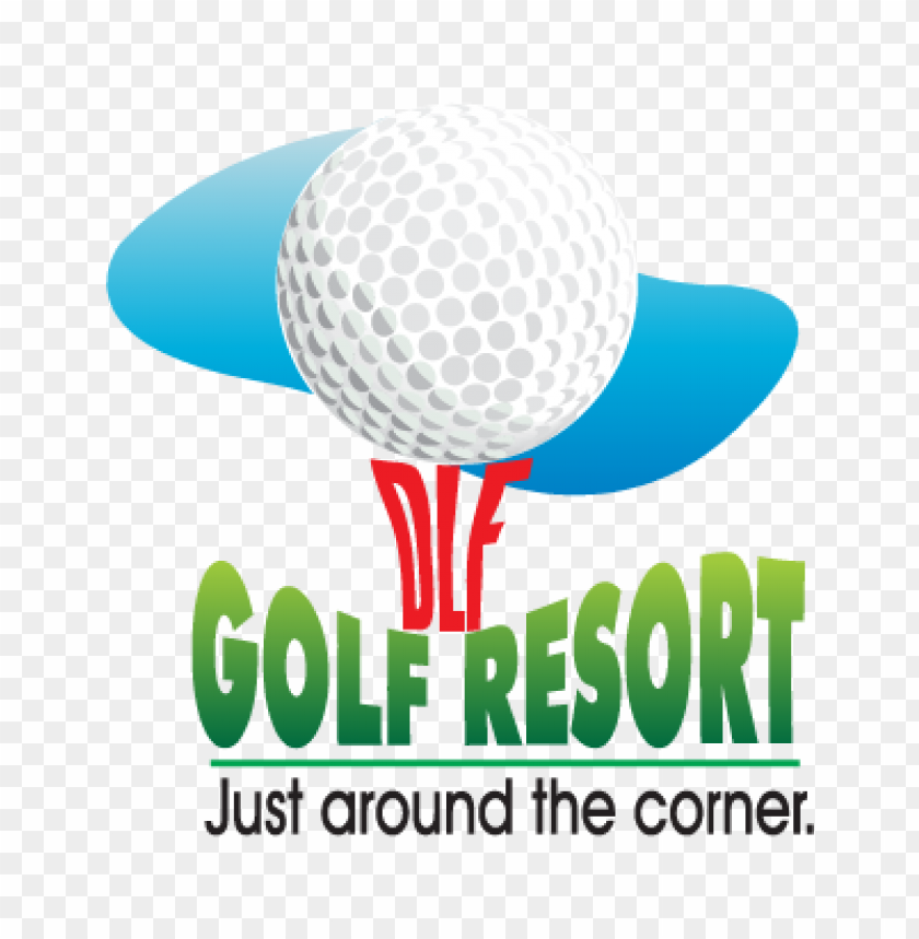  dlf golf resort logo vector free - 466169