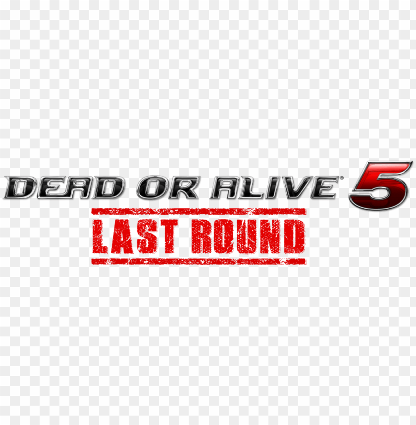 doa5 last round logo - dead or alive 5 logo PNG image with transparent  background | TOPpng
