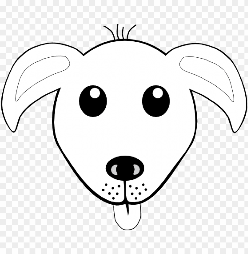 dog 1 face grey black white line animal, ing sheet, - dog mask clipart  black and white PNG image with transparent background | TOPpng