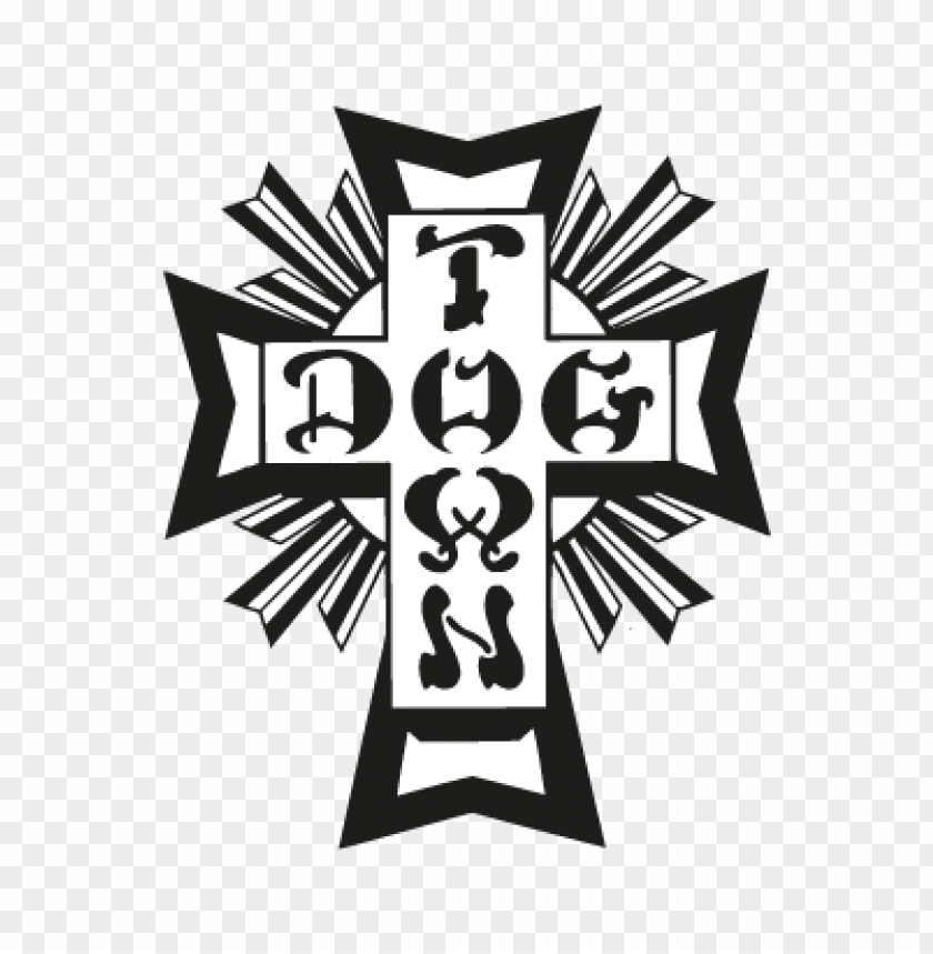  dog town vector logo - 460782