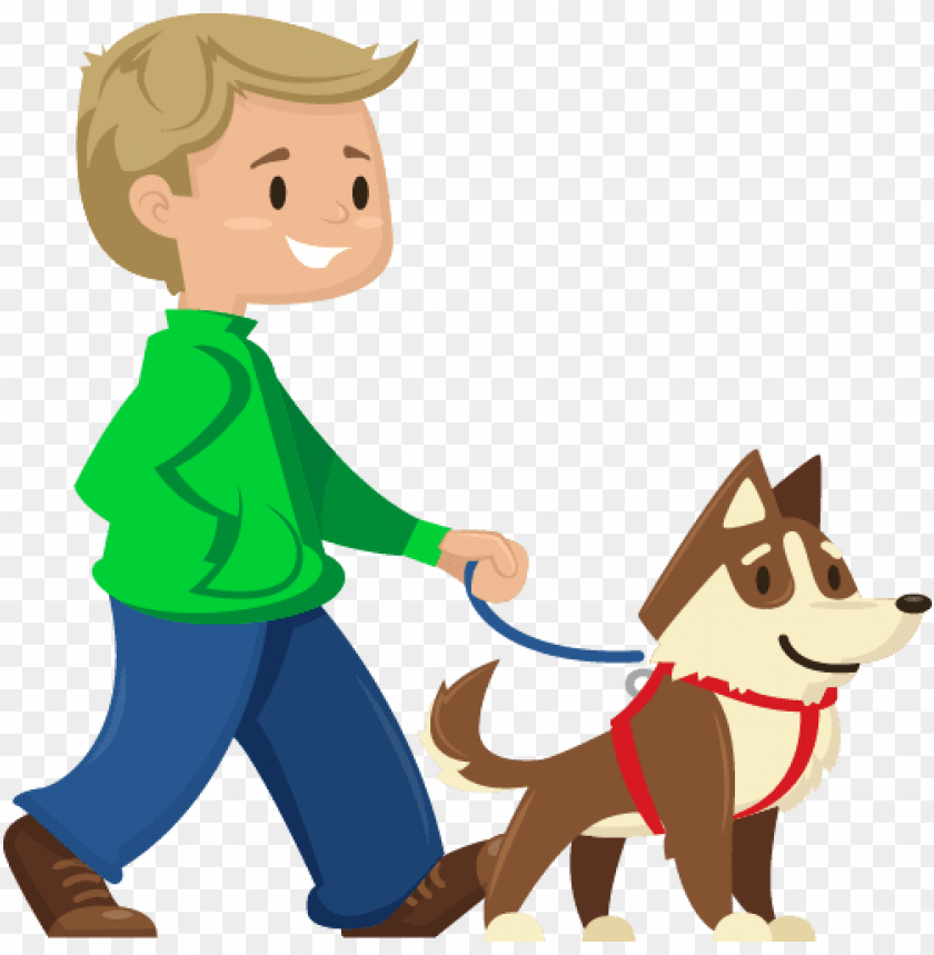 Dog Walking Service - Dog Walker Cartoon PNG Transparent With Clear Background ID 187752