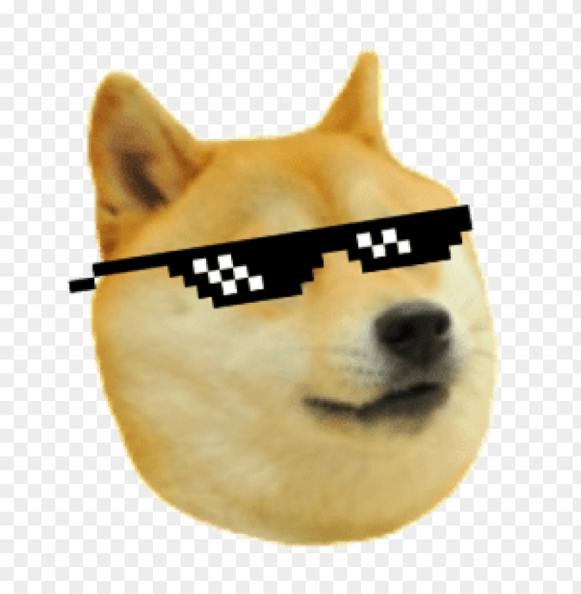 doge deal with it PNG transparent with Clear Background ID 473582
