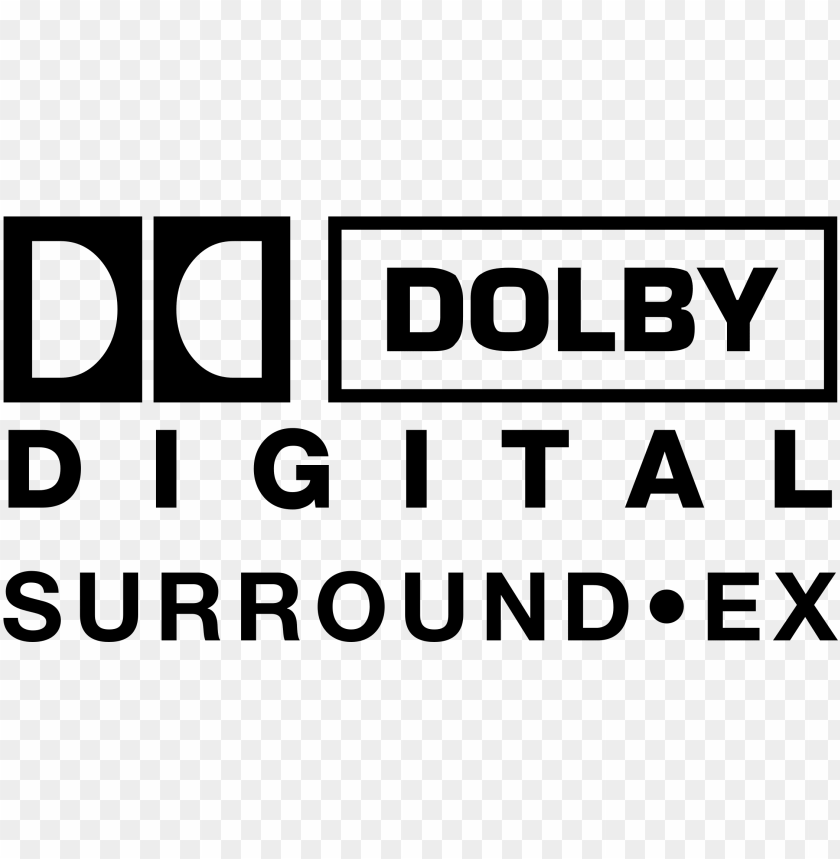 dolby digital surround ex logo dvd dolby digital PNG transparent with Clear Background ID 217516