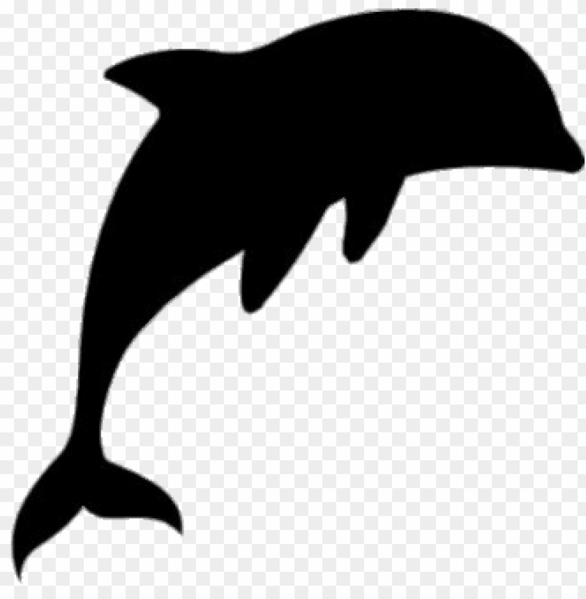 miscellaneous, silhouettes, dolphin, 