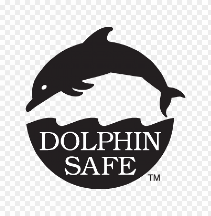  dolphin safe logo vector free - 466288
