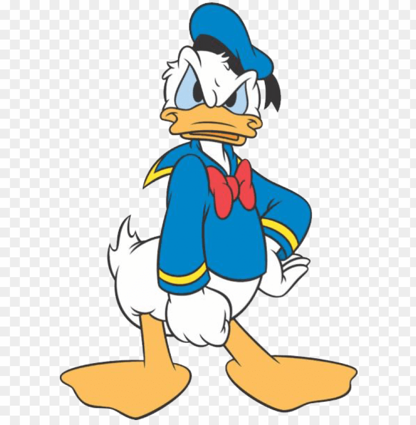 donald duck angry clipart - donald duck angry face PNG image with transparent background@toppng.com
