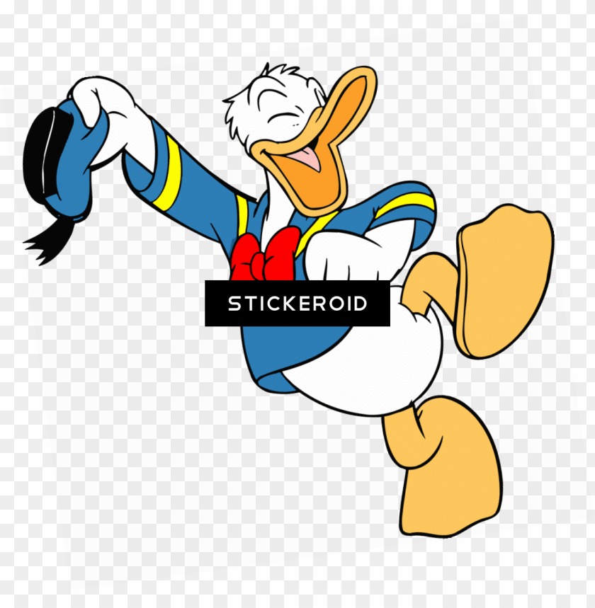 donald duck pointing - hello donald duck PNG image with transparent background@toppng.com
