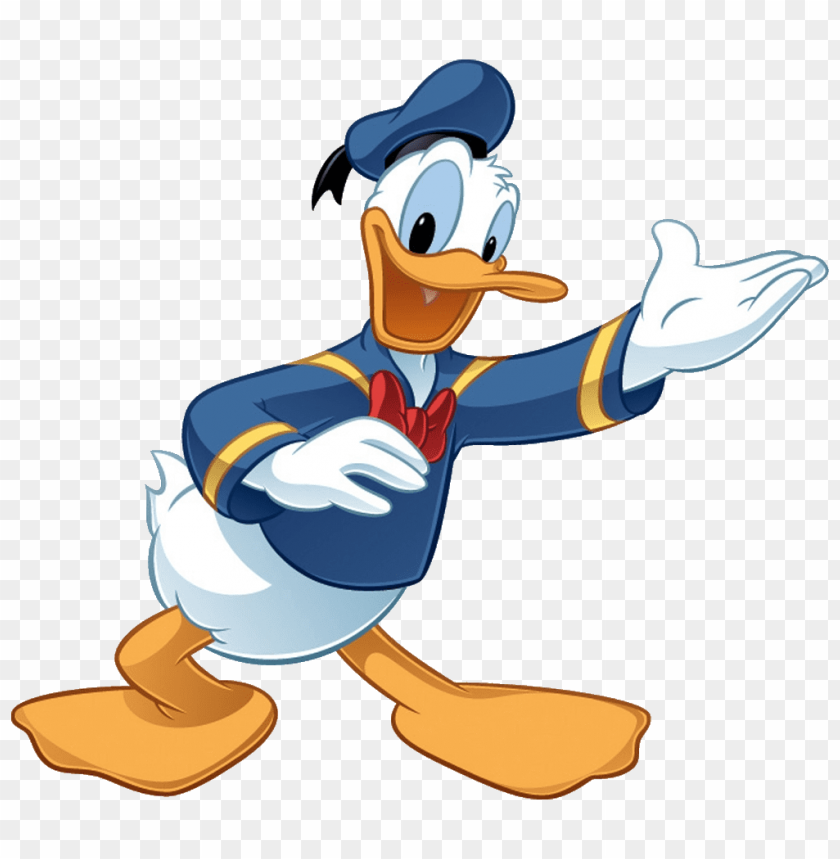 donald duck smiling clipart png photo - 22590