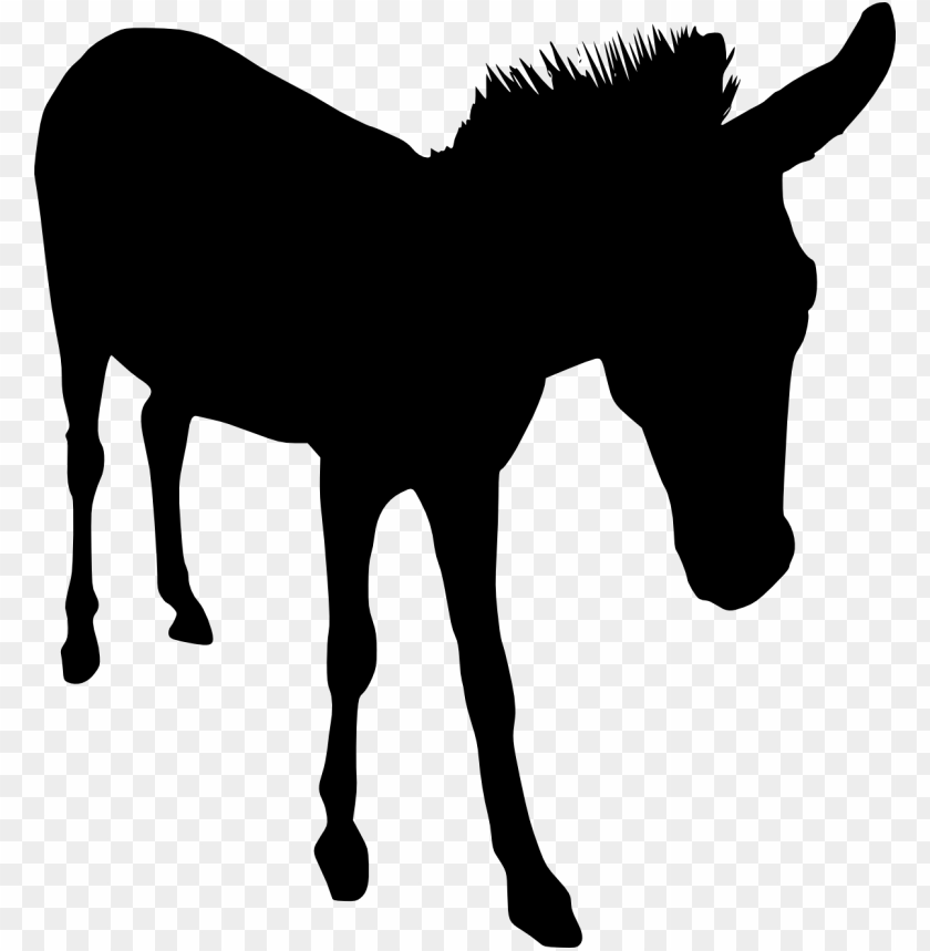 shrek donkey silhouette