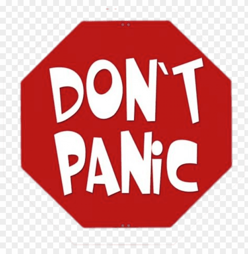 miscellaneous, don't panic signs, don't panic red sign, 
