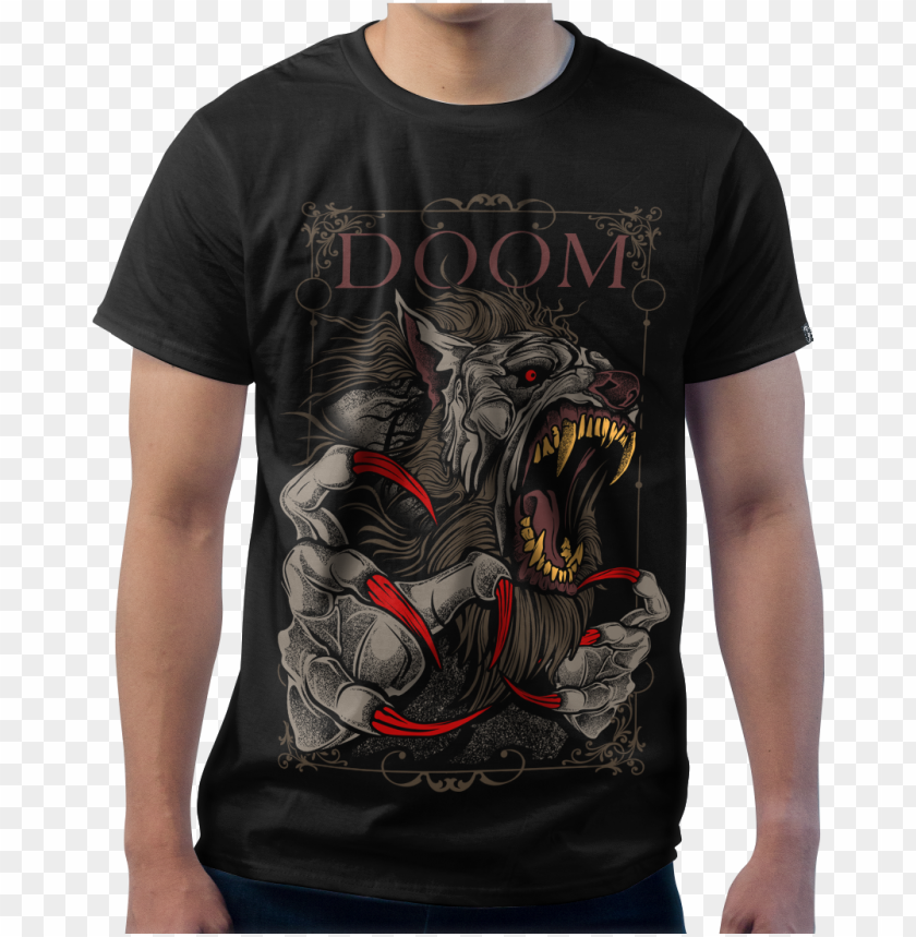 Doom Wolfman Stick Figgas Shirt Png Image With Transparent Background Toppng - doom shirt roblox