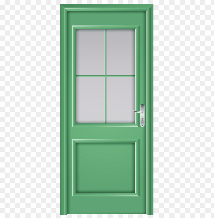 door, green
