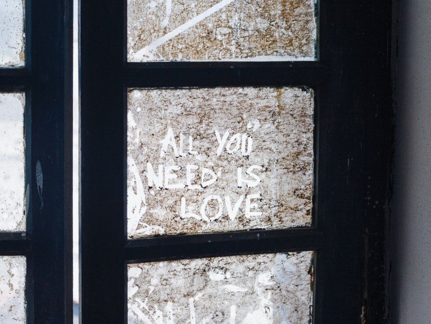 door, inscription, window, dirt, dirty