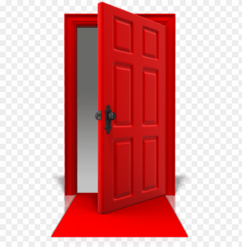 Door Open Png Red Door Open Png Image With Transparent Background Toppng