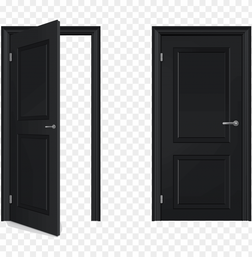 White open door on transparent background PNG - Similar PNG