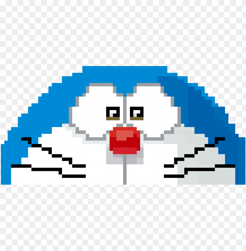 doraemon make pixel art doraemo PNG transparent with Clear Background ID 249189