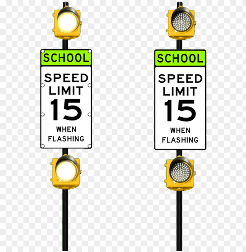 Double Flashing School Zone Sign Speed Limit Si Png Image With Transparent Background Toppng - school speed limit sign roblox