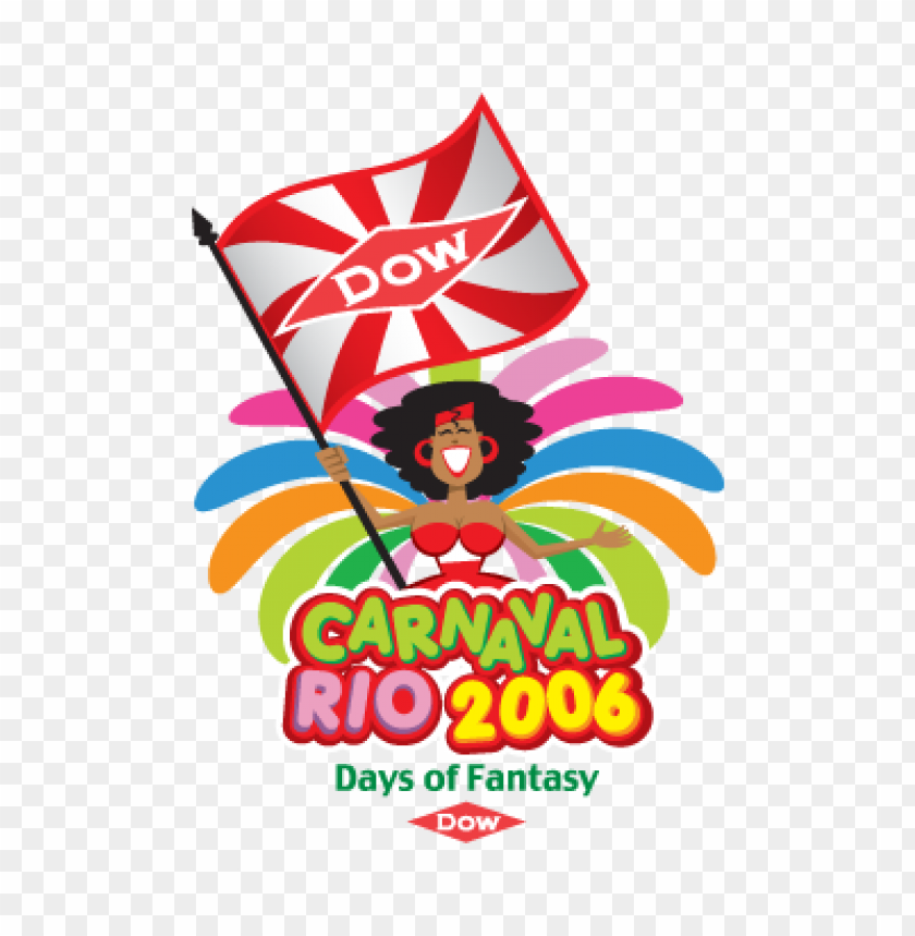  dow carnaval logo vector free - 466300