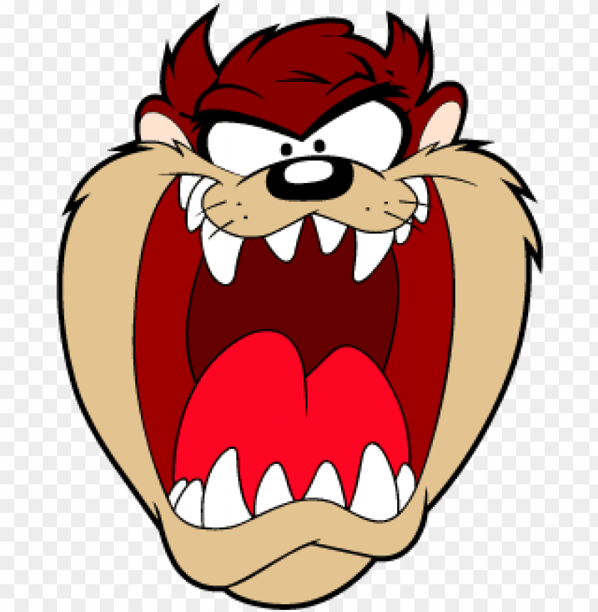 Download download tazmanian logo tasmanian devil looney tunes, - tasmanian  devil cartoon face png - Free PNG Images | TOPpng