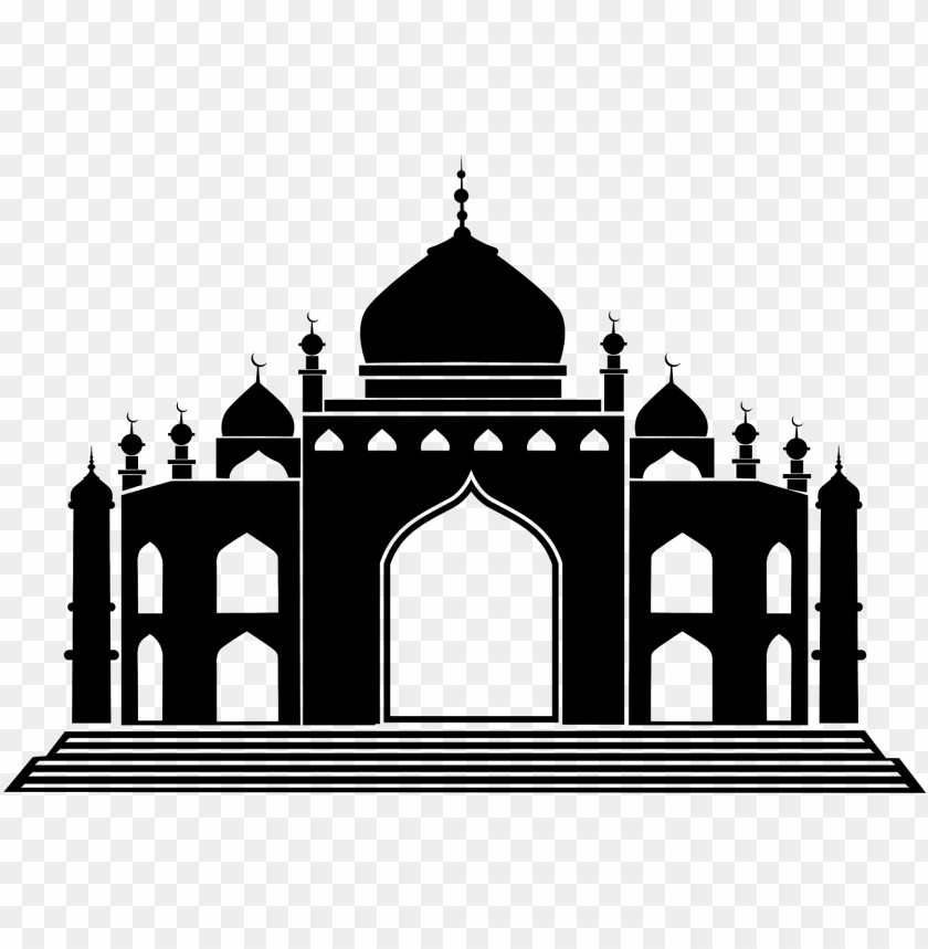 download vector siluet masjid cdr & png hd - islamic architecture clipart  PNG image with transparent background | TOPpng