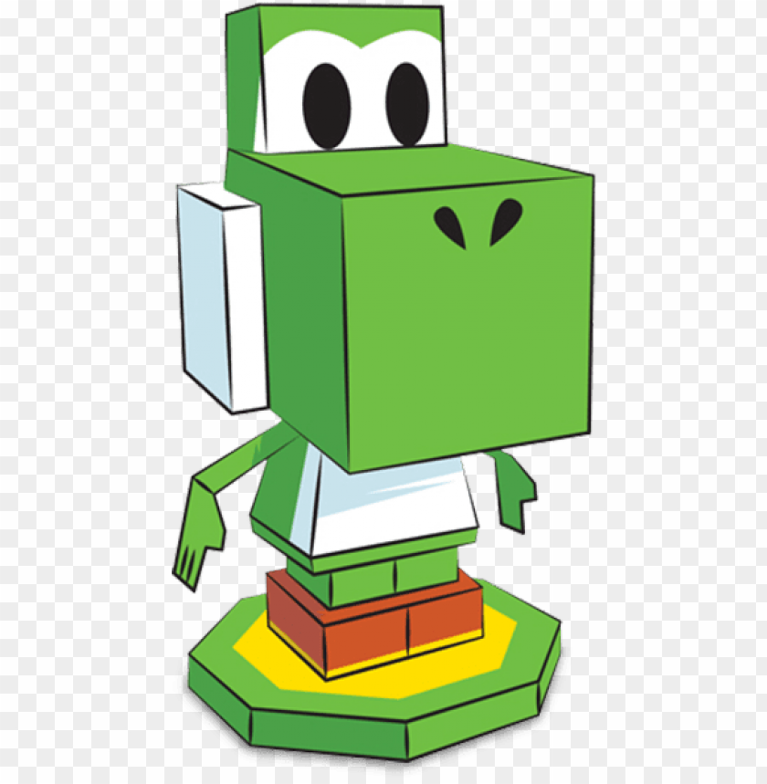 Download Yoshi Mario And Luigi Paper Jam Papercraft Yoshi Png Image With Transparent Background Toppng - papercraft minecraft brawl stars