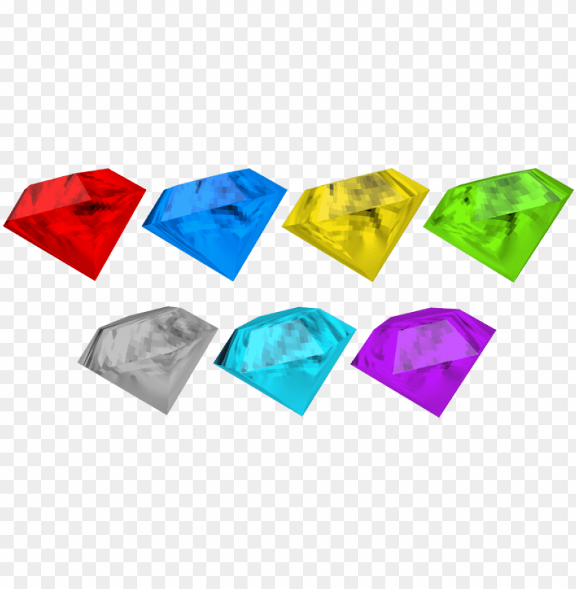 free PNG download zip archive - chaos emeralds model PNG image with transparent background PNG images transparent