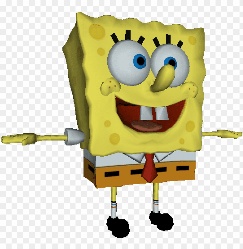 Spongebob doing the t-pose
